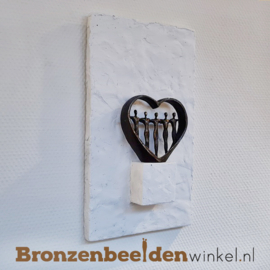 Wanddecoratie "Samen Sterk" BBW05br70w