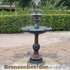 Waterornament tuin idee ''Bronzen fontein'' BBW18083