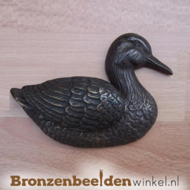 Wanddecoratie "Bronzen eend" BBW0176br