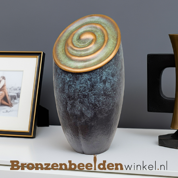 Bronzen urn "Cirkel des Levens" BBW57005