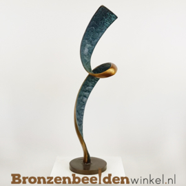 Abstract beeld "Gracieus" (gouden zijde) BBW1546br