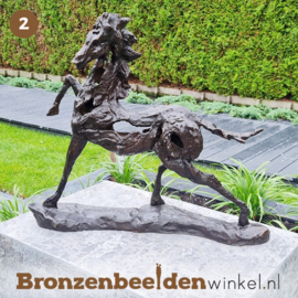 NR 2 | Bronzen paard ''Abstract paarden beeldje'' BBW88194