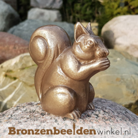 Bronzen eekhoorn beeld BBWP4361