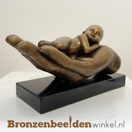 Troost cadeau overlijden baby "Geborgen in Gods hand" BBW002270br