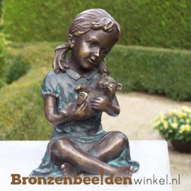 Bronzen meisje met poesje BBW0804br