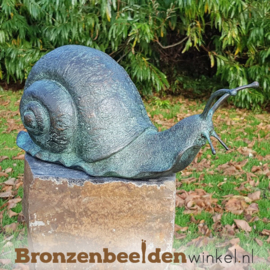 Bronzen reuzenslak beeld BBWAN0413BR