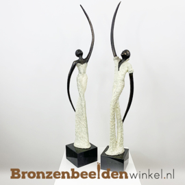 Kunst beeld "De zangeres" voor in huis BBW004br46