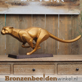 Sprintende jaguar brons BBW2254br