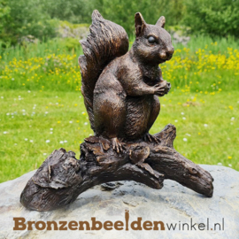Bronzen eekhoorns
