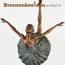 Ballerina beeldje brons BBW2219b