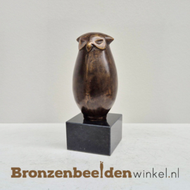 Uilen beeldje Art Deco stijl - kleine versie BBW37245
