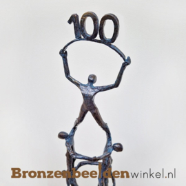 TOP 100 jarig bestaan "Samenwerken" extra groot met jaartal 100