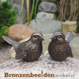 NR 5 | Kleine bronzen vogeltjes ''Twee musjes'' BBWFHWK