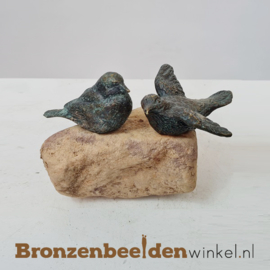 Vogel beeldjes op keitjes BBWR88104-88105k