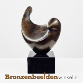 Abstract vogel beeldje op sokkel BBW5001br