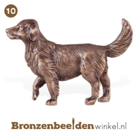 NR 10 | Hondenbeeldje Golden Retriever voor grafsteen BBW85405