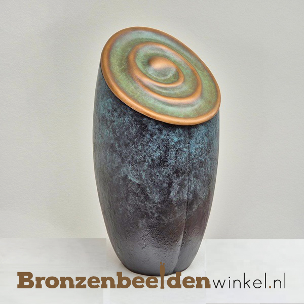 Bronzen urn "Cirkel des Levens" BBW57005