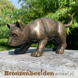 Kattenbeeldje van brons BBW0017br