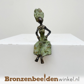 Afrikaans beeld "Abeni" 12 cm BBWZT02KL