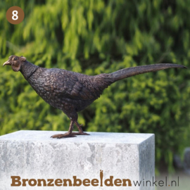 NR 8 | Kado voor jager ''Fazant vogel in brons'' BBW1329br