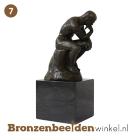 NR 7 | Cadeau man 56 jaar "De Denker op sokkel" BBW001br54