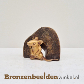 Beeld muis als wanddecoratie BBW01br105