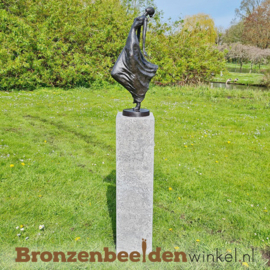 Bronzen tuinbeeld "Statige Dame" BBW2084br