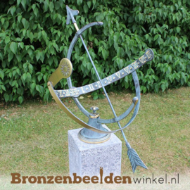 NR 7 | Cadeau vrouw 76 jaar ''Bronzen zonnewijzer'' BBW0029br