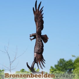 Bronzen adelaar tuinbeeld BBW56606