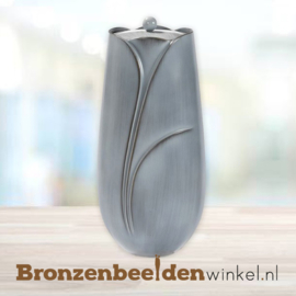 Sierlijke urn van brons (groene patina) BBW0836-gwd