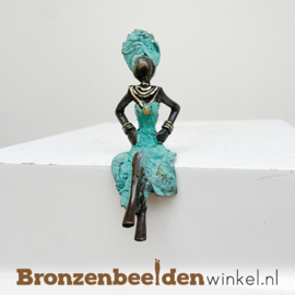 Afrikaans beeld "Aluna" 12 cm BBWZT03KL