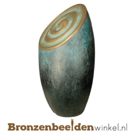 Bronzen urn "Cirkel des Levens" BBW57005