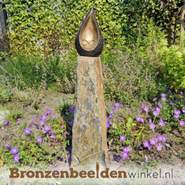 Gedenksteen met urn "Oneindig is het gemis" BBW0711wd