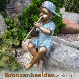 Tuinbeeld "Jongetje met Fluit" BBW1391br