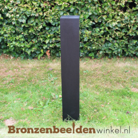 Granieten natuursteen sokkel 95x15x15 cm - dark finish