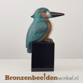 Bronzen ijsvogel beeld BBW37237