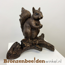 Bronzen eekhoorn beeld BBW1168br