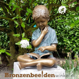 NR 9 | Cadeau man 68 jaar ''De lezende jongen'' BBW1561br