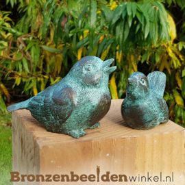 Bronzen beeldjes vogels BBW1319/20