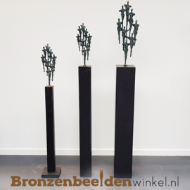 Groot jubileumcadeau "Een Team" bbw50br33XL extra groot op sokkel