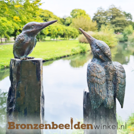 Tuinbeeld ijsvogeltjes op sokkels BBW88321-ls