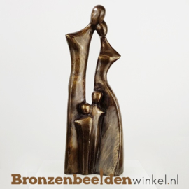 Groot beeld abstract gezin 4 personen BBW2388br