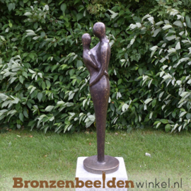 Bronzen koppel tuinbeeld BBW0636br