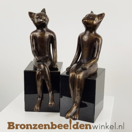 Katten beeldjes "De Stijlvolle Poezen" BBW1849br
