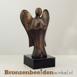 Hart onder de riem cadeau "Het beschermengeltje" in brons BBW85492