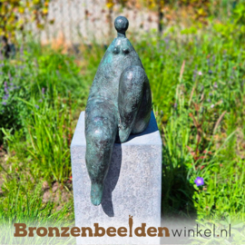 Dikke dames beeld "Liesje" voor in de tuin BBW94542