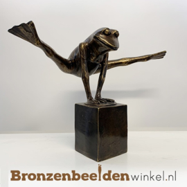 Beeld Yoga kikker in Split houding BBW1725br