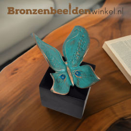 As beeldje bronzen vlinder BBW20366as
