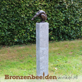 Bronzen tuinbeeld "Yoga" BBW1300br