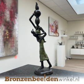 Afrikaans beeld "Yaa en Noni" 16 cm BBWST29KL15